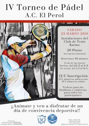 IV Torneo de Padel A.C. Peña "El Perol"