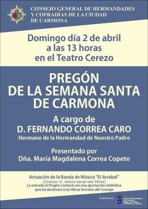 Pregón Semana Santa Carmona 2017