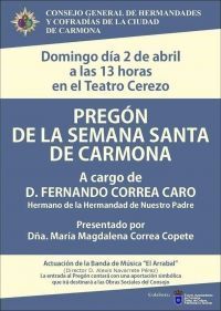 Pregón Semana Santa Carmona 2017