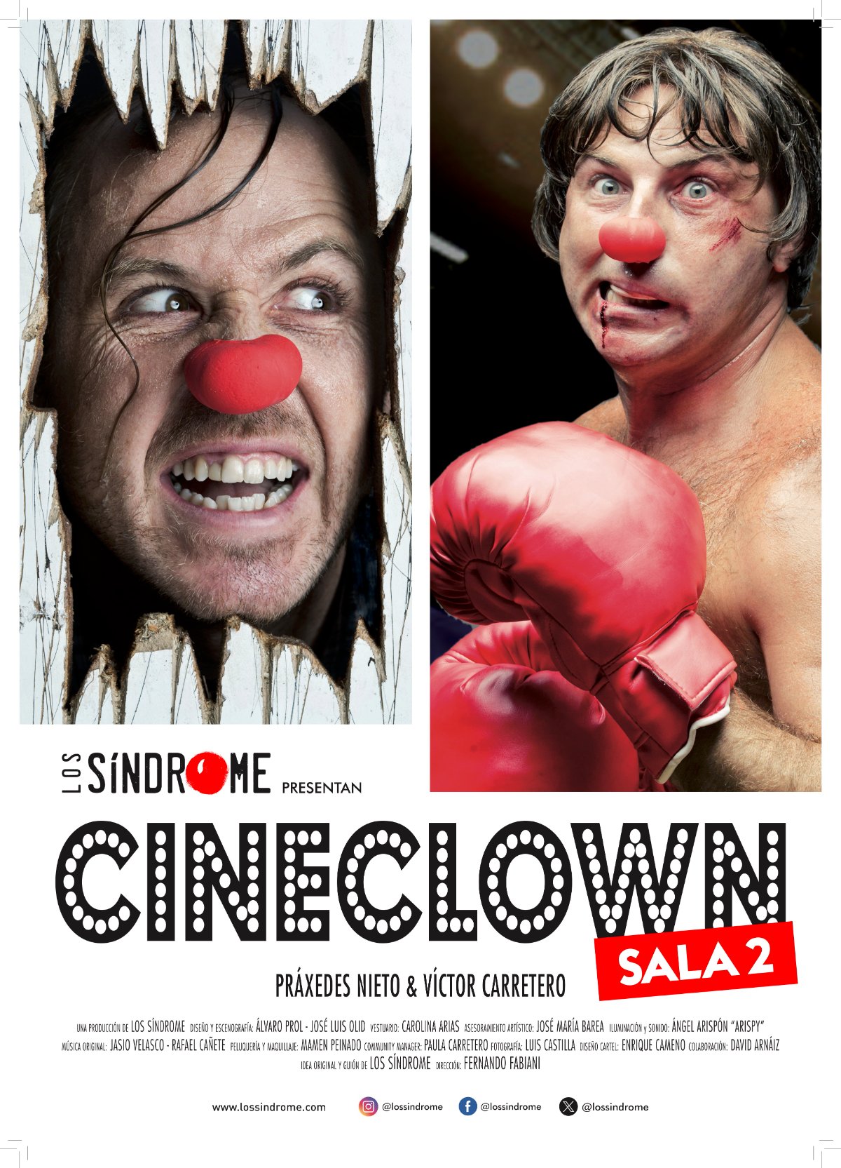 Cartel de Cineclown de Los Síndrome